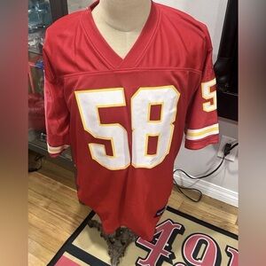 Derrick Thomas #58 Kansas City Chiefs Reebok Reversible Football Jersey Mens 48
